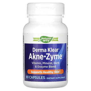 Nature's Way, Derma Klear, Akne-Zyme, 90 Capsules  