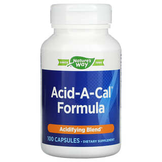 Nature's Way, Acid-A-Cal Formula, 100 Capsules