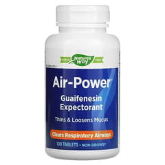 Nature's Way, Air-Power, Guaifenesin Expectorant, 100 Tablets