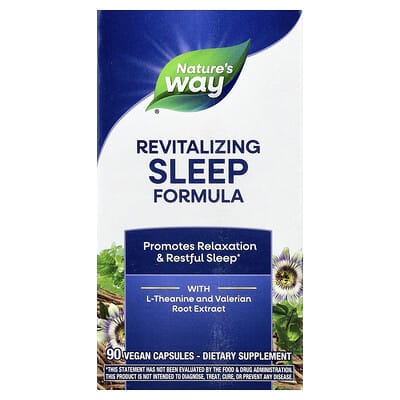 Nature's Way, Revitalizing Sleep Formula, 90 Vegan Capsules