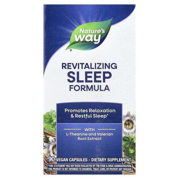 Nature's Way, Revitalizing Sleep Formula, 90 Vegan Capsules — product photo 1