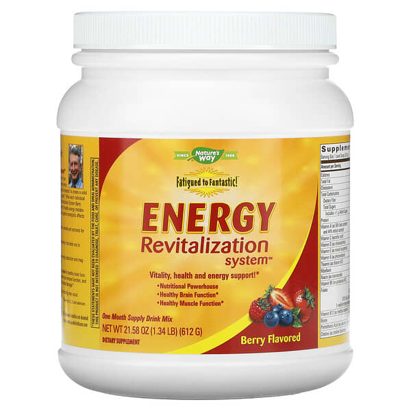 Nature's Way‏, Fatigued to Fantastic، Energy Revitalization System، التوت، 1.3 رطل (612 جم)