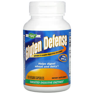 Nature's Way, Gluten Defense with DPP IV, 120 Vegan Capsules