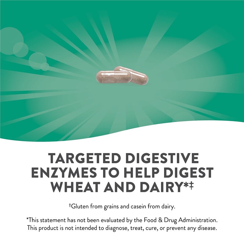 Nature's Way, Gluten Defense с DPP IV, 120 веганских капсул