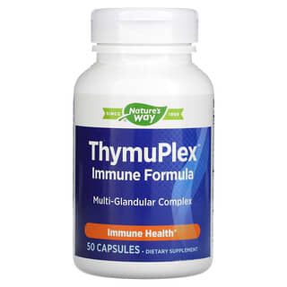 Nature's Way, ThymuPlex, Fórmula Imunológica, 50 Cápsulas