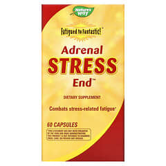 Nature's Way, Fatigued to Fantastic!, Adrenal Stress End, Suplemento para combatir la fatiga ocasionada por el estrés, 60 cápsulas