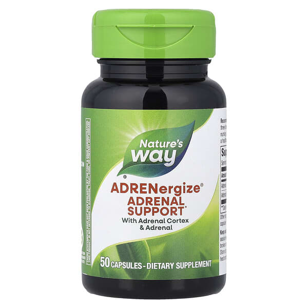 ADRENergize®, Adrenal Energy, 50 Capsules