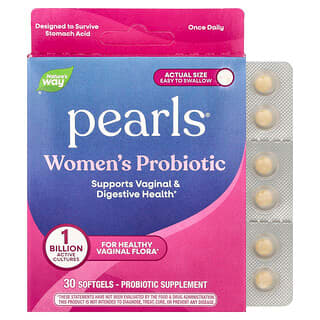 Nature's Way, Pearls®, Women's Probiotic , 1 Billion CFU, 30 Softgels