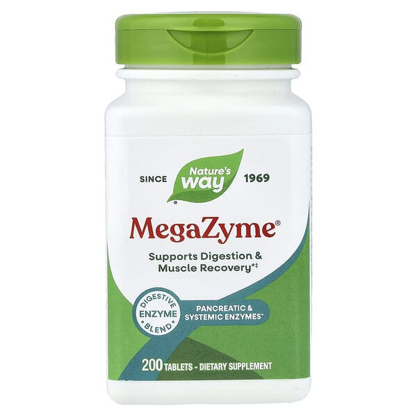 Nature's Way, MegaZyme®，雙效酶，200 片