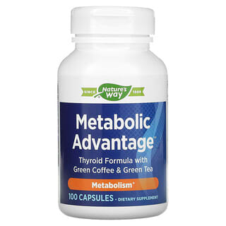 Nature's Way, Metabolic Advantage, метаболизм, 100 капсул