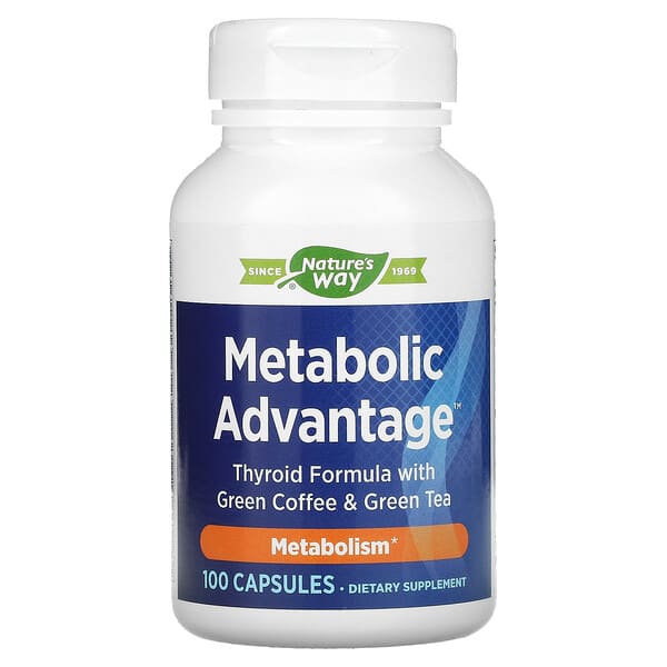 Nature's Way, Metabolic Advantage, Metabolism, 100 Capsules