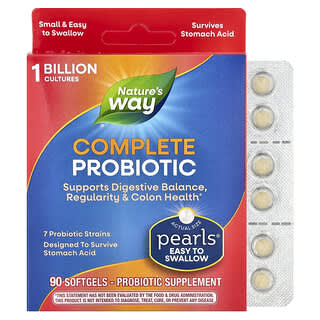 Nature's Way, Pearls®, комплекс пробиотиков, 1 млрд КОЕ, 90 капсул