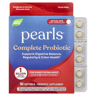 Nature's Way, Pearls®, комплекс пробиотиков, 1 млрд КОЕ, 90 капсул