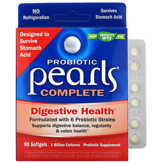 Nature's Way, Probiotic Pearls Complete, 90 Weichkapseln