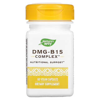 Nature's Way, Complexe DMG-B15, 60 capsules vegan
