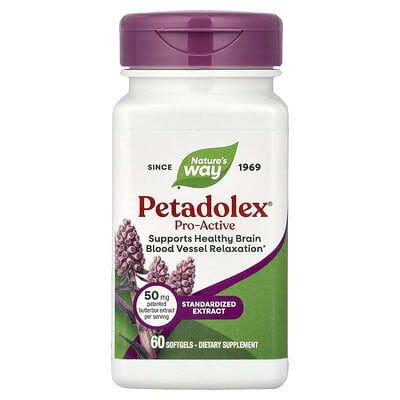 Nature's Way, Petadolex®, Pro-Active, 50 mg, 60 Capsules