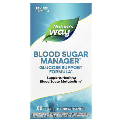 Nature's Way, Blood Sugar Manager®, 60 Tablets