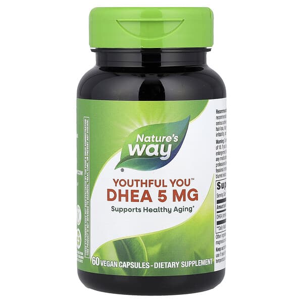 Youthful You™, DHEA, 5 mg, 60 Vegan Capsules