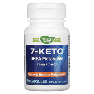 Nature's Way, 7-KETO, DHEA-Metabolit, 25 mg, 60 Kapseln