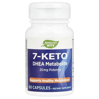 Nature's Way, 7-KETO®, DHEA Metabolite, 25 mg, 60 Capsules