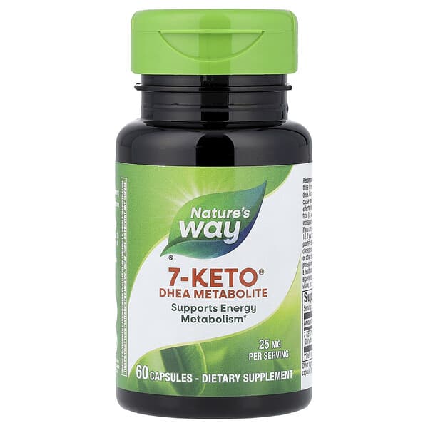 Nature's Way, 7-KETO®, DHEA Metabolite, 25 mg, 60 Capsules