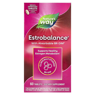 Nature's Way, EstroBalance avec BR-DIM résorbable, 60 comprimés