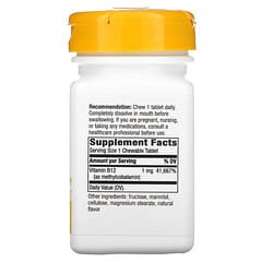 Nature's Way, B12 液體劑，櫻桃味，1000 微克，30 片咀嚼片 (已停產商品) 