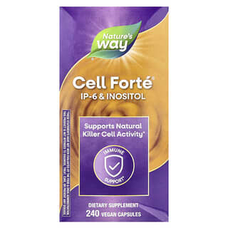 Nature's Way, Cell Forté, IP-6 e inositol, 240 cápsulas veganas