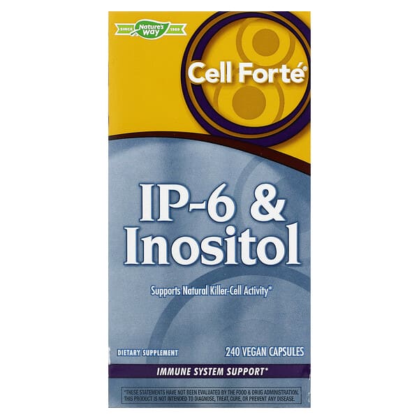 Nature's Way, Cell Forté, IP-6 & Inositol, 240 capsules vegan