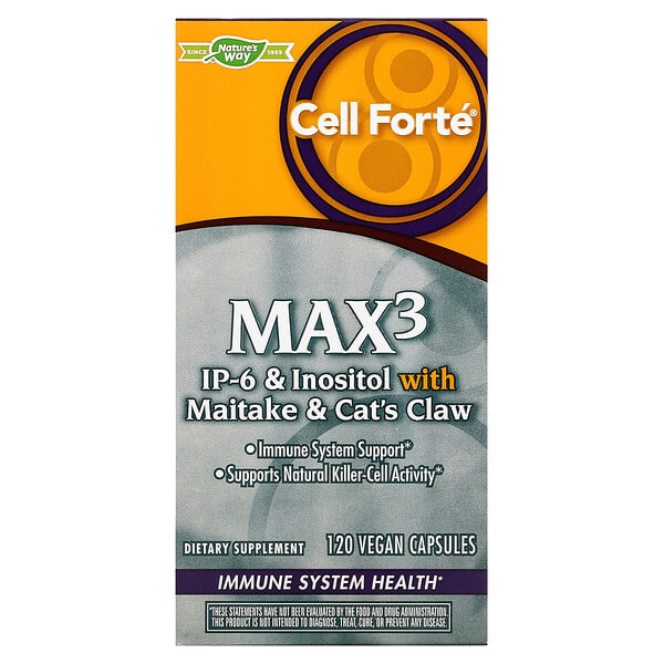 ناتشرز واي‏, Cell Forté MAX3، ‏120 كبسولة نباتية صرف
