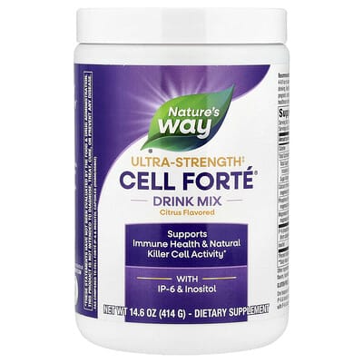 Nature's Way, Cell Forté® Drink Mix, with IP-6 and Inositol, Extra Strength, Citrus, 14.6 oz (414 g)