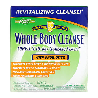 Nature's Way, Whole Body Cleanse，完整的 10 天清潔系統，檸檬，3 件套
