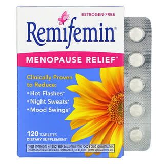 Nature's Way, Remifemin, Alivio para la menopausia, 120 comprimidos