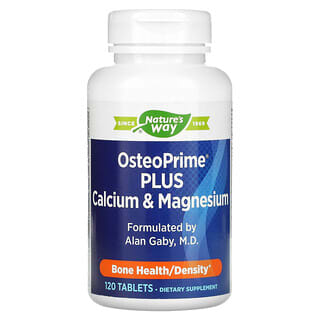 Nature's Way, OsteoPrime más calcio y magnesio, 120 comprimidos