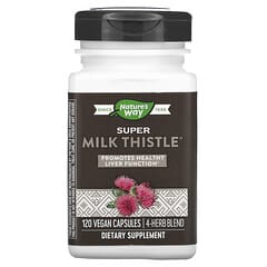 Nature's Way, Super Milk Thistle, 120 Vegan Capsules
