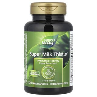 Nature's Way, Super Milk Thistle®, 120 kapsułek wegańskich