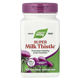 Nature's Way, Super Milk Thistle, 120 vegán kapszula