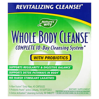 Nature's Way, Whole Body Cleanse, Sistema de Limpieza Completa de 10 Días, Programa de 3 Partes