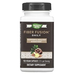 Nature's Way, Fiber Fusion Daily, 3,1 г, 150 веганських капсул