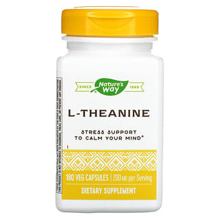 Nature's Way, L-théanine, 100 mg, 180 capsules végétariennes