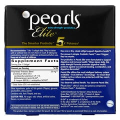 Nature's Way, Pearls Elite, Probióticos de concentración extra, 30 cápsulas blandas de una vez por día