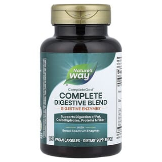 Nature's Way, CompleteGest®, Kompletná tráviaca zmes, 180 vegánskych kapsúl