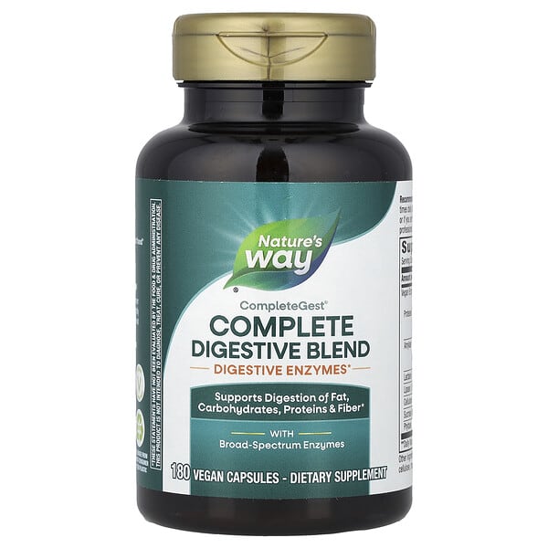 Nature's Way, CompleteGest®, 컴플리트 소화 증진 혼합물, 베지 캡슐 180정
