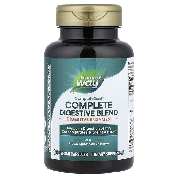 Nature's Way, CompleteGest®, Complete Digestive Blend, 180 Vegan Capsules — product photo 1