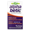 Alpha Betic, Canela com Magnésio e Biotina, 90 Cápsulas