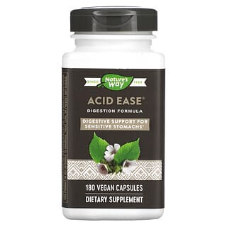 Nature's Way, Acid Ease, Digestion Formula, 180 Vegan Capsules