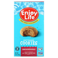 Enjoy Life Foods, Мягкое печенье, печенье сникердудл, не содержит глютен, 6 унций (170 г)