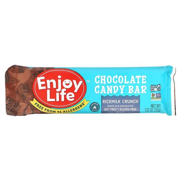 Enjoy Life Foods, 巧克力風味糖果棒，米漿脆棒，1.12盎司（32克）