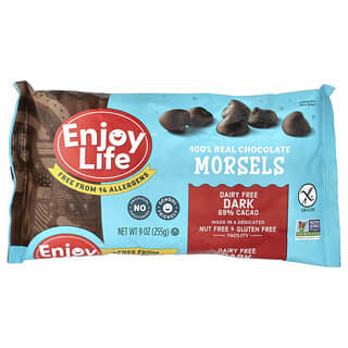 Enjoy Life Foods, Morsels, Dark Chocolate, 69% Cacao, 9 oz (255 g)