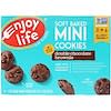 Soft Baked Mini Cookies, Double Chocolate Brownie, 6 Snack Packs, 1 oz (28 g) Each